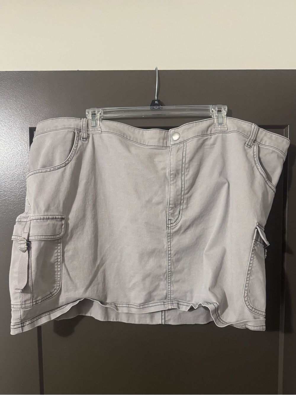 wild fable Light Gray Cargo Mini Skirt